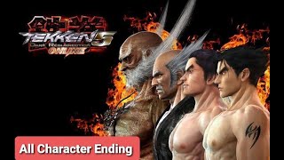 Tekken 5 All Character Ending Scenes | PS2 – @MANDAVI Technicals