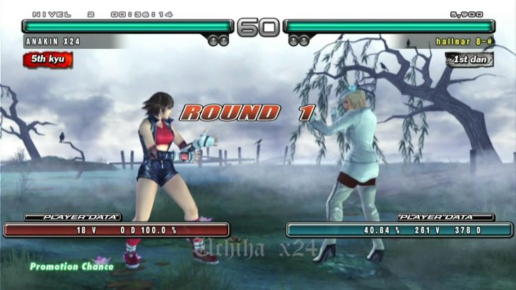 23_2 Asuka vs Nina willians – Tekken 5 Dark Resurrection PS3 HD 2022 ( Uchiha x24 )