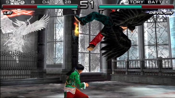 Tekken 5: Dark Resurrection. Lei Wulong – Story Battle. Gameplay.