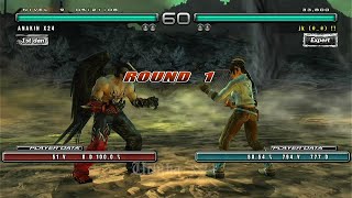 59_3 Devil Jin vs Julia Chan – Tekken 5 Dark Resurrection PS3 HD 2022 ( Uchiha x24 )