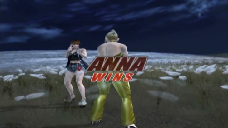 Tekken 5 Anna 3P Outfit Black Shorts Humiliates Nina
