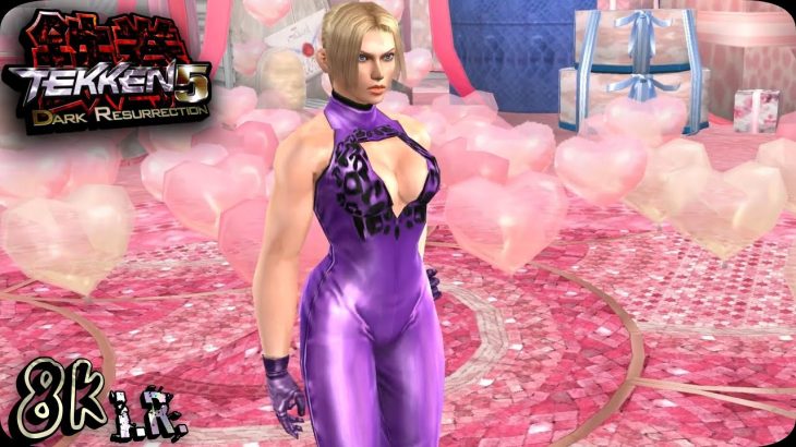 Tekken 5 Dark Resurrection | Nina(Purple Costume) | Ghost Battle 3 | ps3 [Rpcs3] 8k I.R. Gameplay