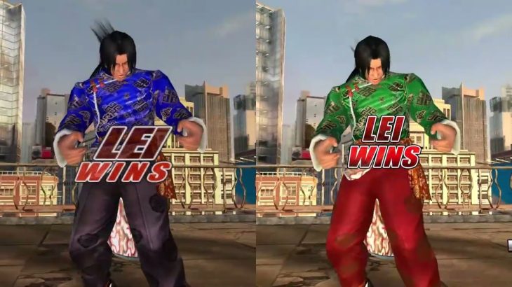pcsx2で高画質化したＰＳ２版鉄拳５とＰＳ３鉄拳５ＤＲを比較