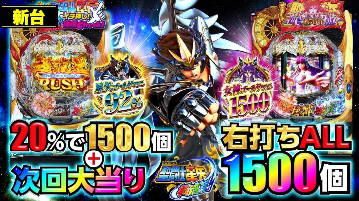 パチンコ 新台【P聖闘士星矢 超流星】秒速1500発の女神ゴールドvs92％継続の星矢ゴールド「イチ押し機種CHECK！」[パチンコ]
