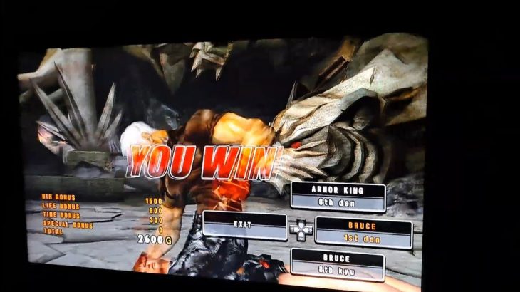 Tekken 5 Dark Ressurection Bryan Throw and Winpose on Anna Alternate 2 Ko Ryona