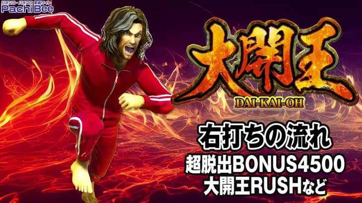 【P大開王】右打ちの流れ(超脱出BONUS4500／大開王RUSHなど)【パチンコ】【パチスロ】【新台動画】