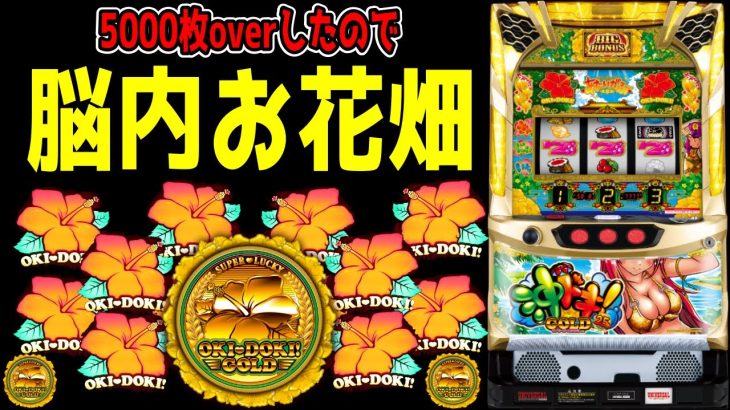 【沖ドキゴールド】沖ドキゴールドは愛と勇気を出せば連チャンがかっぱえびせん!!【パチンコ、パチスロビュッフェスタイル】
