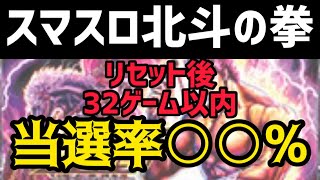 【新台速報】スマスロ北斗の拳　リセット恩恵　ハイエナ狙い