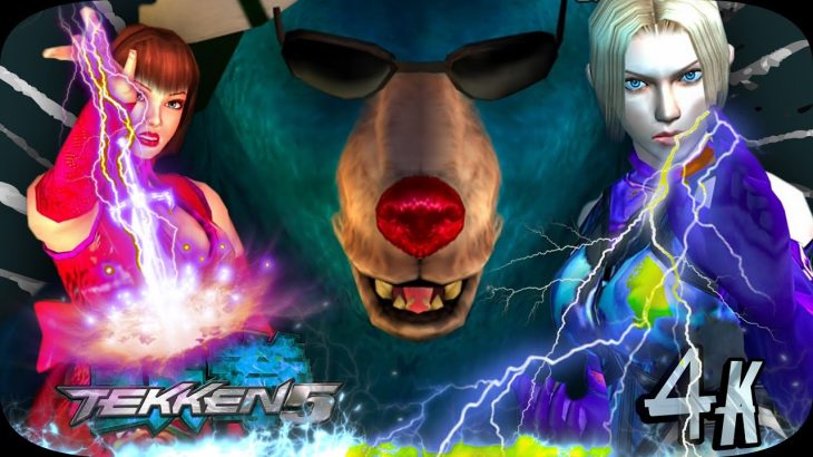 Kuma, Paul & Female Characters Team Ultra Hard Tekken 5 PS2 4K 60 FPS