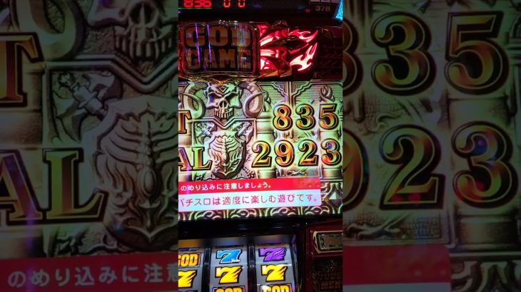 パチスロ新台アナザーゴッドハーデス　やれやれ