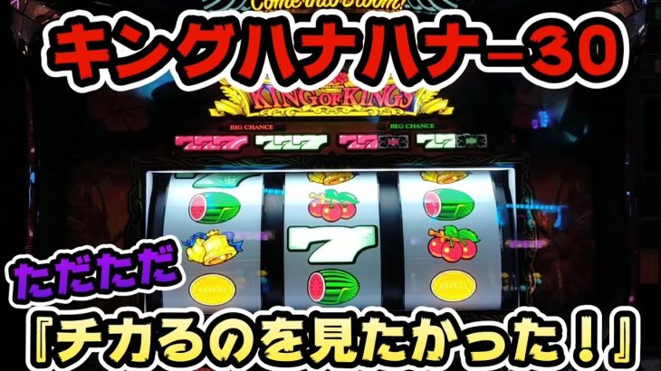 【キングハナハナ】ただただチカるのを見たかった!!パチスロ・スロット＃200