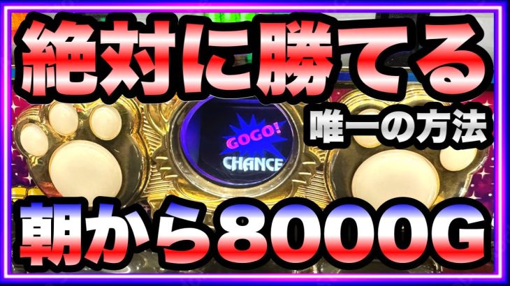 絶対に勝てる唯一の方法。マイジャグラー5 朝から8000G