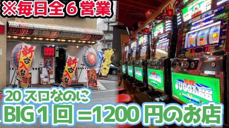 【SNSで話題の店】毎日全6だけど20枚交換のパチ屋はジャグラーも全6なのか？【2023.6.14】