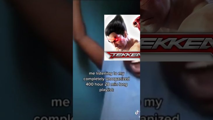 Listening to my unorganized Tekken playlist #shorts