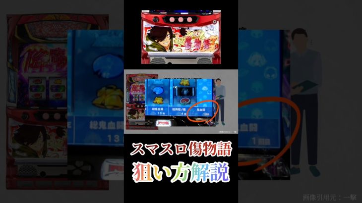 【パチスロ新台／傷物語 始マリノ刻】ハイエナ狙い目をサクッと解説!!有利区間リセットが超ウマイ!?