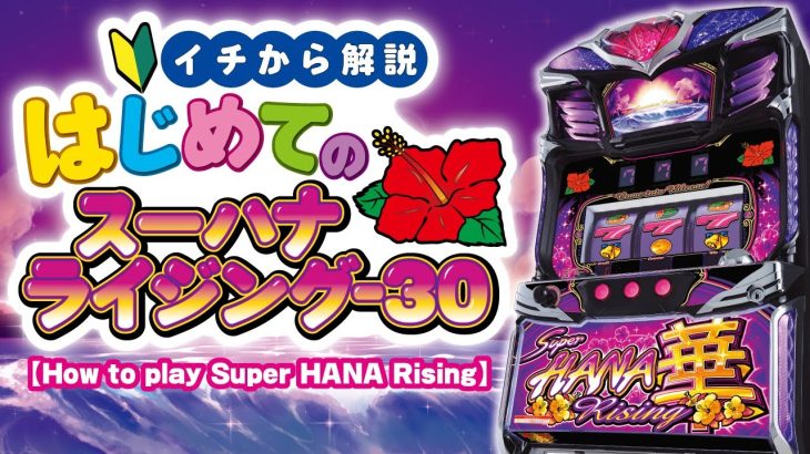 はじめてのスーハナライジング-30 / How to play SUPER HANA RISING-30 │【パチスロ】【新台】【ハナハナ】