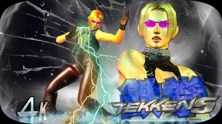 Nina Williams ( Black Outfit ) Ultra Hard Tekken Lord Opponents Tekken 5 Remastered UHD 4K 60 FPS