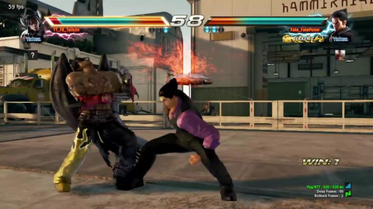 TEKKEN 7 New Gameplay Online FT Sessions Rank