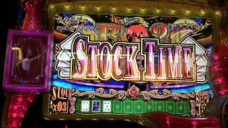 パチスロ スーパーブラックジャック２ 赤７からのボーナスストックが凄い！激アツ実戦動画