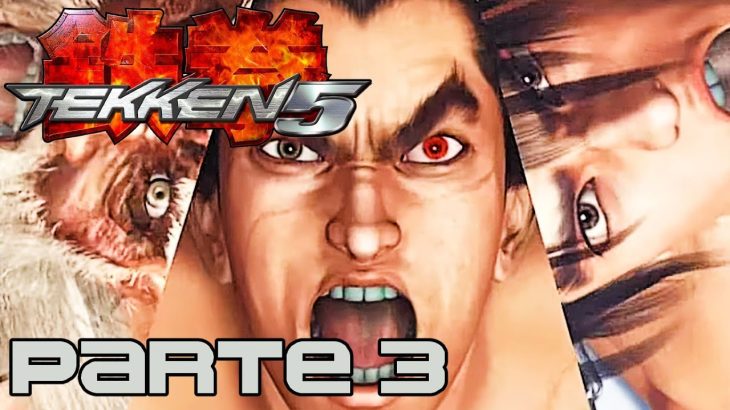 TEKKEN 5 – Gameplay Español Parte 3 | Historia de JIN, LEE, JULIA, YOSHIMITSU, BRYAN, RAVEN, ASUKA