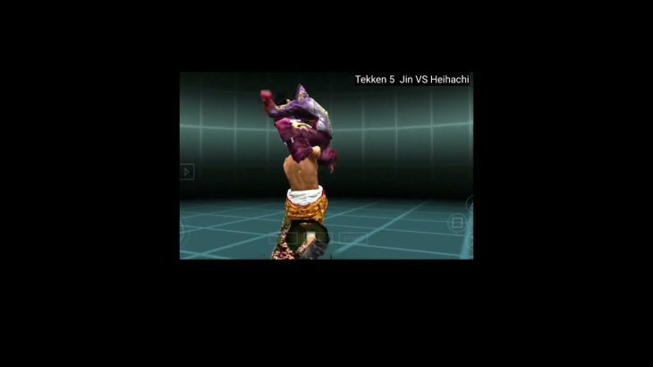 TEKKEN 5 [HD]- Jin VS Heihachi in T match. #games #shortsyoutube #tekken5 #tekken #gaming