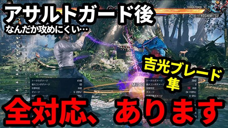 【ドラグノフ】吉光対策！アサルトの後って 吉光ブレード受けるしかないの？ その解答はコレ！　Dragunov Combo【TEKKEN8　鉄拳8】