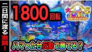 【617.618日目】大海物語5実践動画！ハマってる台は反動で勝てるのか検証実践！（ガチ実践動画2024/4/8.9）