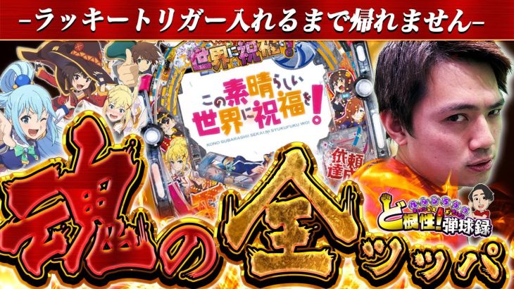 【PこのすばLT】俺はどうしても祝福RUSHに入れたいんだ…【れんじろうのど根性弾球録第241話】[パチンコ]#れんじろう