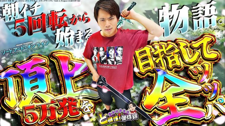 【SAO】ビーターレベルのヒキ炸裂！衝撃的な展開を見逃すな！【れんじろうのど根性弾球録第244話】[パチンコ]#れんじろう