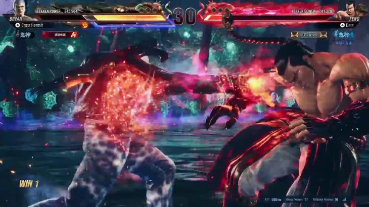 鉄拳8ブライアン　左マッパ打ち込み
