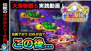 【P大海物語5】実践動画！オカルトリーチ目339が出るとどうなる⁉️(編集部ビル君実践動画2024/09/05.6）