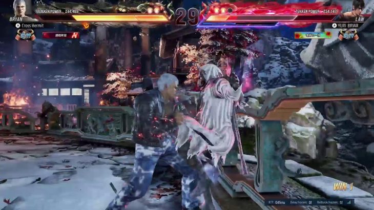 鉄拳8ブライアン　左マッパ打ち込み
