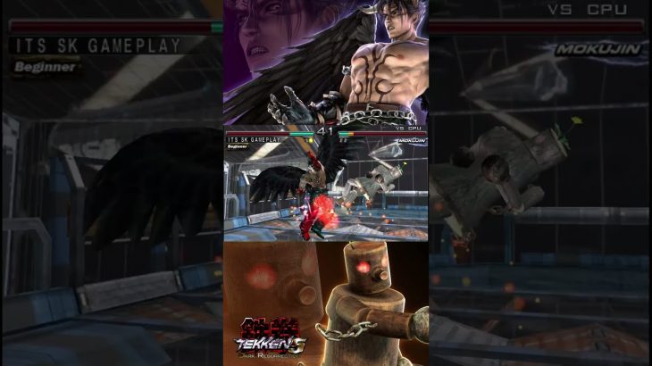 Tekken 5: Dark Resurrection Devil Jin vs Mokujin | Its SK Gameplay #tekken5darkresurrection
