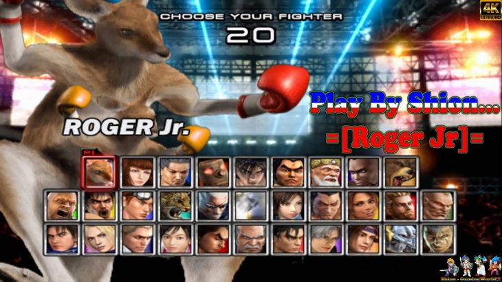 Tekken 5 =PS2= [GamePlay!!!] {PART1 – ARKADE [Roger Jr.- STORY MODE] 😄🐲🎮🇵🇹