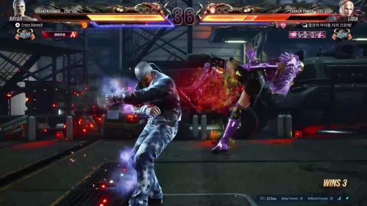 鉄拳8ブライアン　サブキャラ飛鳥でした