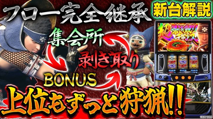 【スマスロ モンスターハンターライズ】MiAのパチスロ新台解説