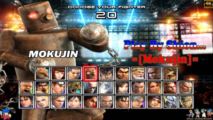 Tekken 5 =PS2= [GamePlay!!!] {PART4 – ARKADE [Mokujin – STORY MODE] 😄🐲🎮🇵🇹