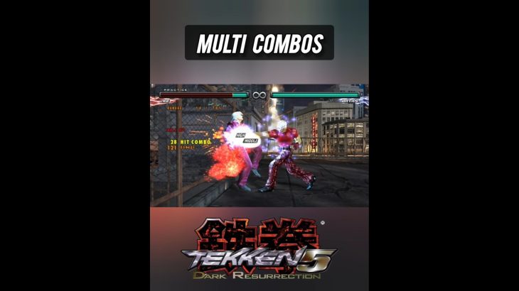 【Tekken 5DR】Multi Character Combos #tekken5dr #tekken5gameplay #tekkencombo #pewgf