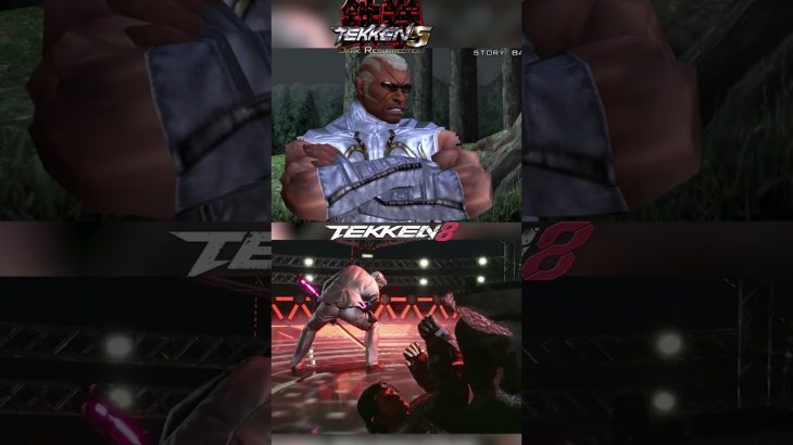 Tekken 5 Vs Tekken 8 Dragunov Intro🔥 #shorts #fightinggames #tekken