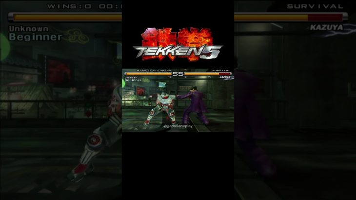 Raven vs Kazuya Gameplay – Tekken 5 #tekken #gaming #fightinggames #pcgaming
