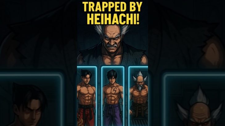 Heihachi’s Evil Plan: Traps Kazuya, Jin & Jinpachi | Tekken 5 Story Twist #tekken5 #shorts
