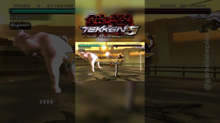 Lili vs Kuma Gameplay – Tekken 5 Dark Resurrection #tekken #gaming #fightinggames #rcpcs3 #games