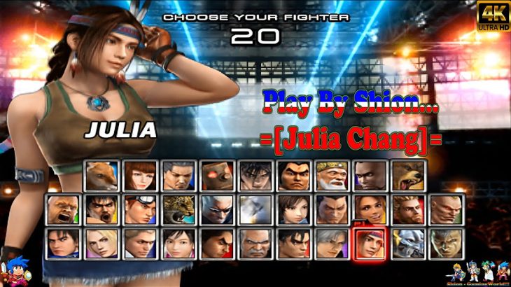 Tekken 5 =PS2= [GamePlay!!!] {PART28 – ARKADE [Julia Chang – STORY MODE] 😄🐲🎮🇵🇹