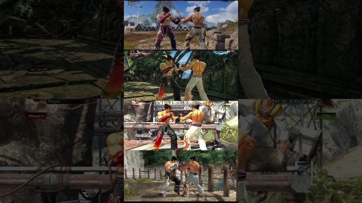 Tekken 8 Vs Tekken 7 Vs TTT2 Vs T5 Jin wall combo