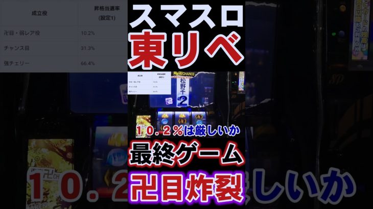 【東リベ スロット】最終ゲームの卍目でＡＴ昇格！ #新台実践
