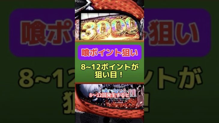 専業が100万以上勝っている激甘喰ポイント狙い目解説！#スロット#パチスロ#スロット実践#スロット解説#狙い目#東京喰種