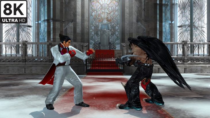TEKKEN 5 Dark Resurrection Arcade Battle Kazuya Mishima | 8K ULTRA HD 60FPS |