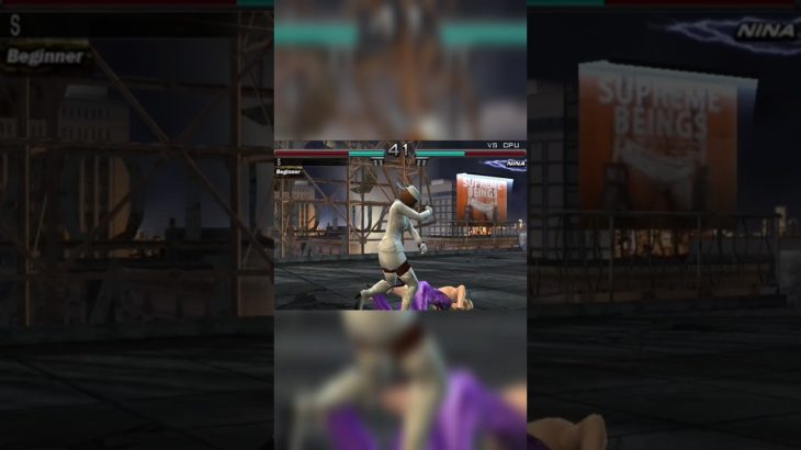 Tekken 5 – Dark Resurrection – Anna vs Nina Playstation Portable (PSP) Gameplay