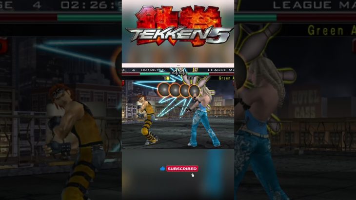 Tekken 5 – Hwoarang vs Lili | 鉄拳5 ホワラン vs リリ | 철권5 화랑 vs 리리 | Nostalgia Retro Fight #Shorts