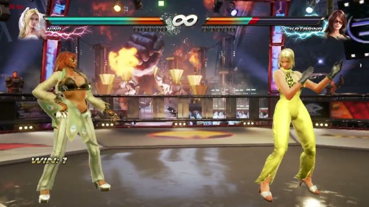 Tekken 7 Nina Tekken 5 2P Mod Reverse Neck Breaker on Katarina